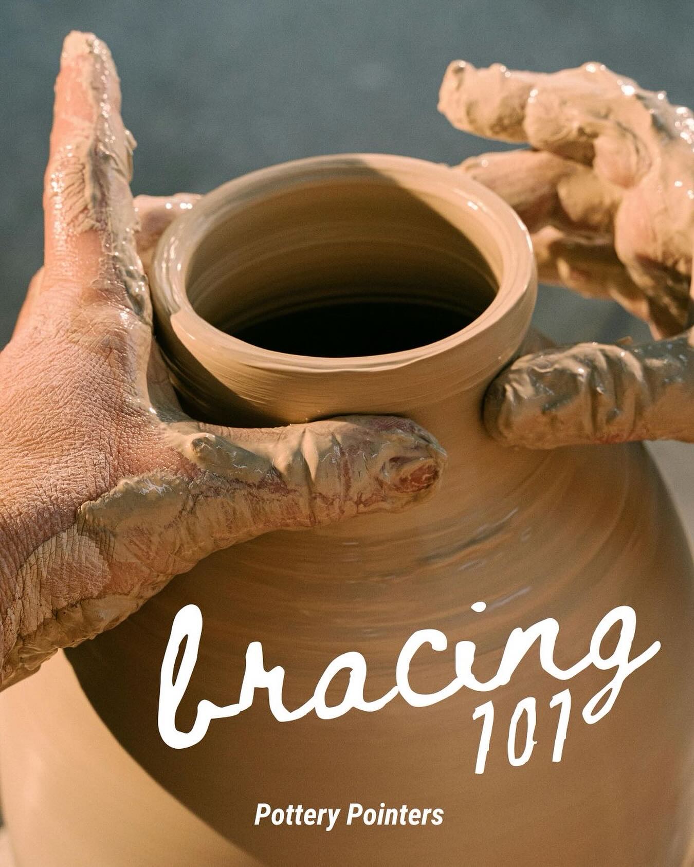 We’re back with another Pottery Pointers from WAC! Here’s why bracing is essential:• Stability: Unbraced arms move with the spinning clay, making control impossible.• Leverage: Bracing turns your arms into solid levers, allowing you to apply steady pressure.• Body Mechanics: It engages your core and body weight, reducing strain on just your hands and wrists.• Control: Creates a stable base for centering, opening, and pulling up walls.