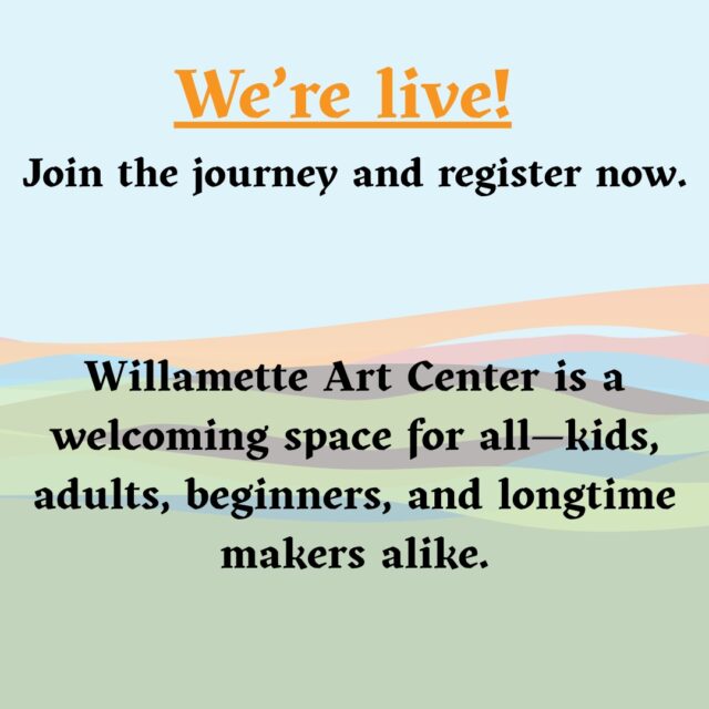 Click on classes in our profile. We have so many opportunities to learn and grow in the arts.