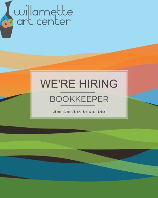 Willamette Art Center seeks a part-time bookkeeper to join our community art center staff. The ideal candidate is efficient, detail-oriented, skilled in problem-solving, and very knowledgeable about QuickBooks Online. link in our bio