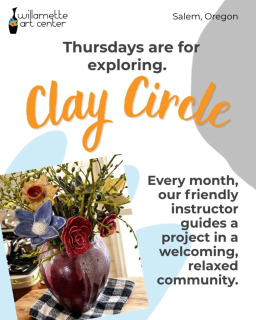 Imagine a sewing circle. Join others working with clay through playful, guided projects. This monthly class is a space to slow down, work with your hands, and connect through clay. Each session focuses on a new hand-built project, introducing ceramic building techniques alongside surface design and decoration. Classes include demonstrations, guided exploration and plenty of open work time to create side-by-side, share ideas and build community. All skill levels are welcome, and projects are flexible, so you can make them your own. 18+Morning session = ceramic flowersEvening session = using forms to make your ceramic vision come true.Link in bio.