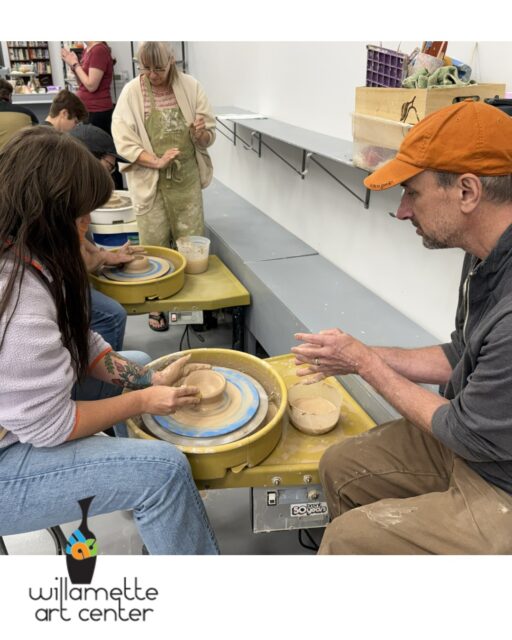 Thank you to everyone who took part in yesterday's Welcome Back Open House. We had a great time seeing so many new and familiar faces and helping people try their hand at the wheel and handbuilding. There's still time to make it to Family Clay Sunday glazing day, going until 3 p.m., May 17. willametteartcenter.com