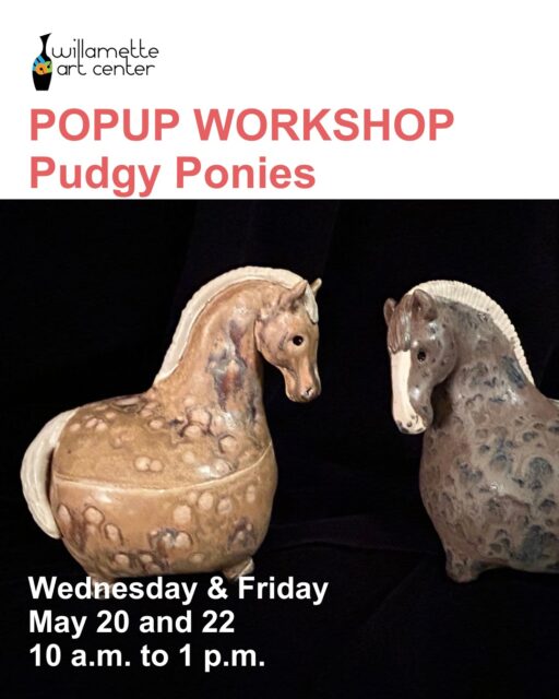 You will build a horse sculpture in 2 sessions. Handbuilding experience is required.Class includes two days of instruction and bisque firing. Participants will be responsible for glazing and paying for glaze firing separately. Just $60!Register at link in bio.