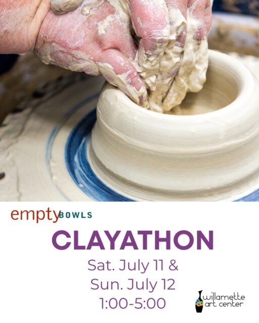 We love this community! Our Clayathons are doing so much more than making clay pieces for our November Empty Bowls event. They bring together artists from all over the region to create together for the common good. Check out these upcoming Clayathon dates and if you're an artist, stop by and see us! There are more ways to help. Up next: Saturday, July 11 & Sunday, July 12 1:00 - 5:00 pm both days